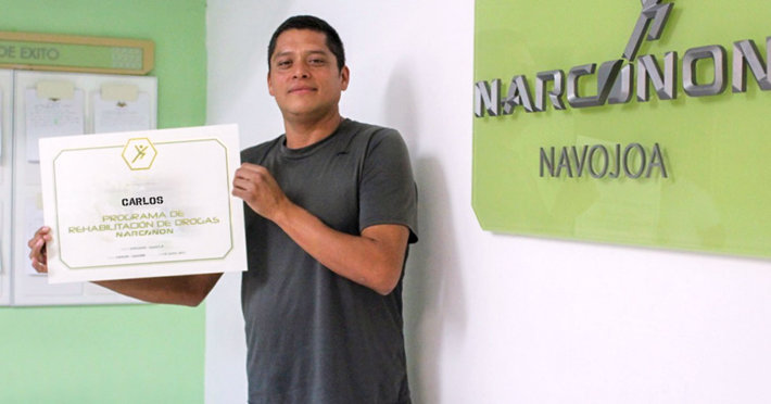 Carlos Armando, Graduado Narconon Navojoa
